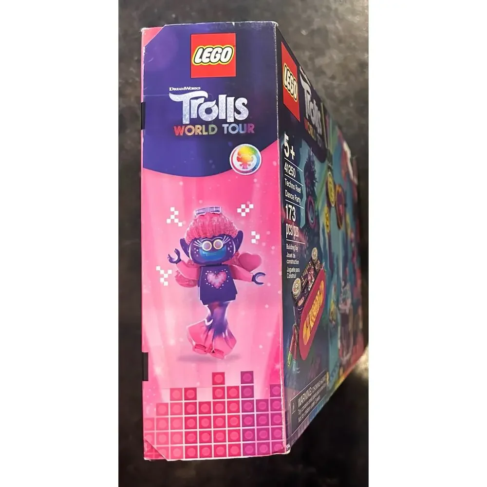 New, Sealed, Retired, LEGO Trolls World Tour Techno Reef Dance Party 41250
